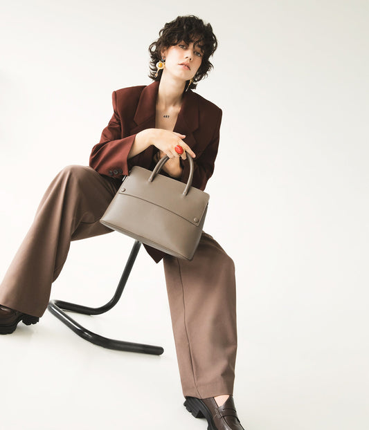 SILVA Vegan Satchel - UPPEAL™ | Color: Nutty - variant::nutty
