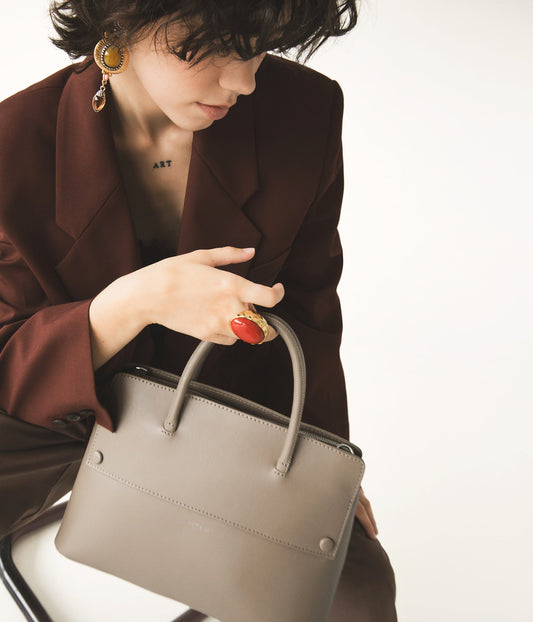 SILVA Vegan Satchel - UPPEAL™ | Color: Nutty - variant::nutty