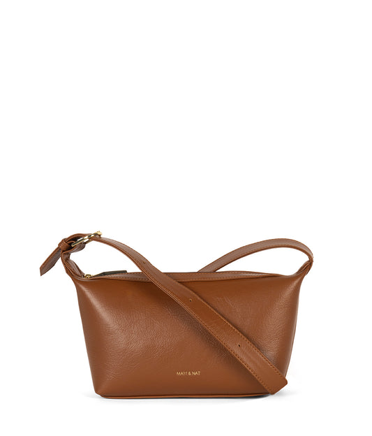 CASTLE Vegan Crossbody Bag - Theme | Color: Rust - variant::rust