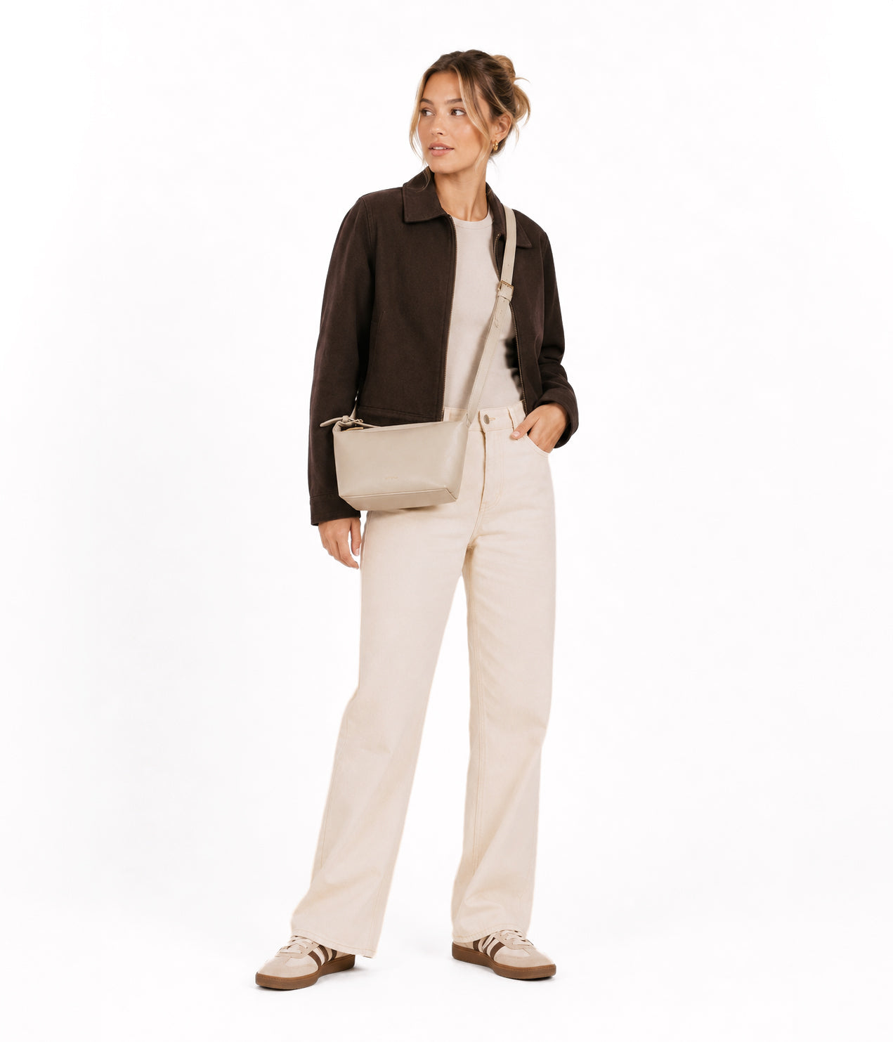CASTLE Vegan Crossbody Bag - Theme | Color: Rust - variant::rust