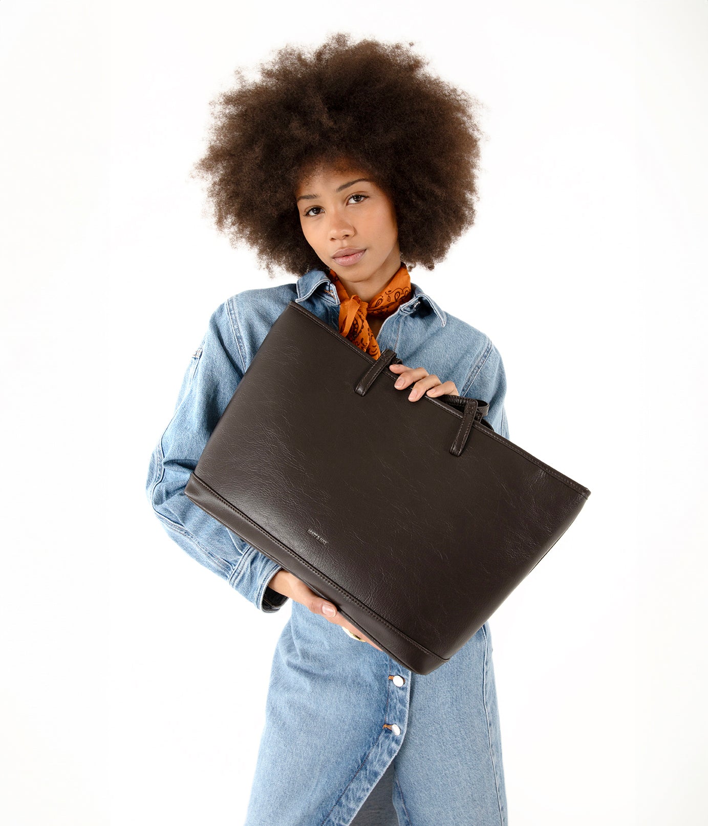 ELIZA Vegan Tote Bag - Theme | Color: Rust - variant::rust