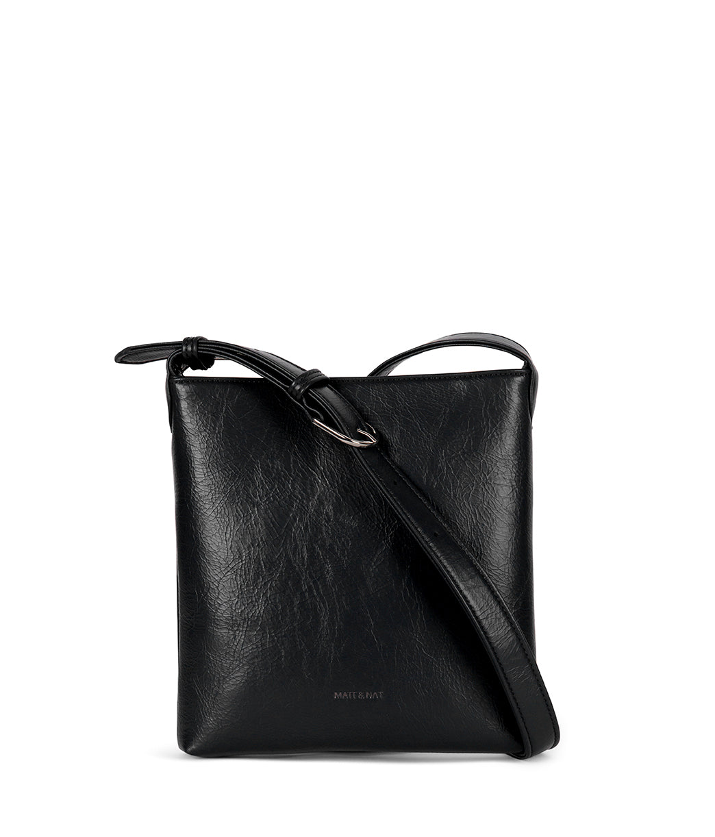 MORSE Vegan Crossbody Bag - Theme | Color: Black - variant::black