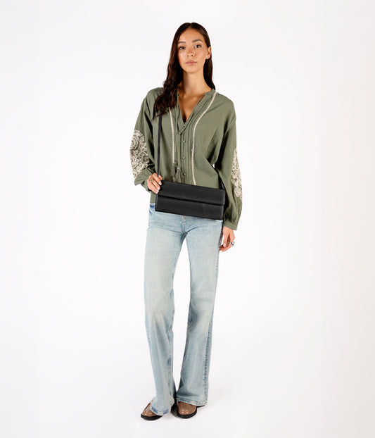EDIA THEME CLUTCH SHOULDER BAG | Color: Lunar - variant::lunar