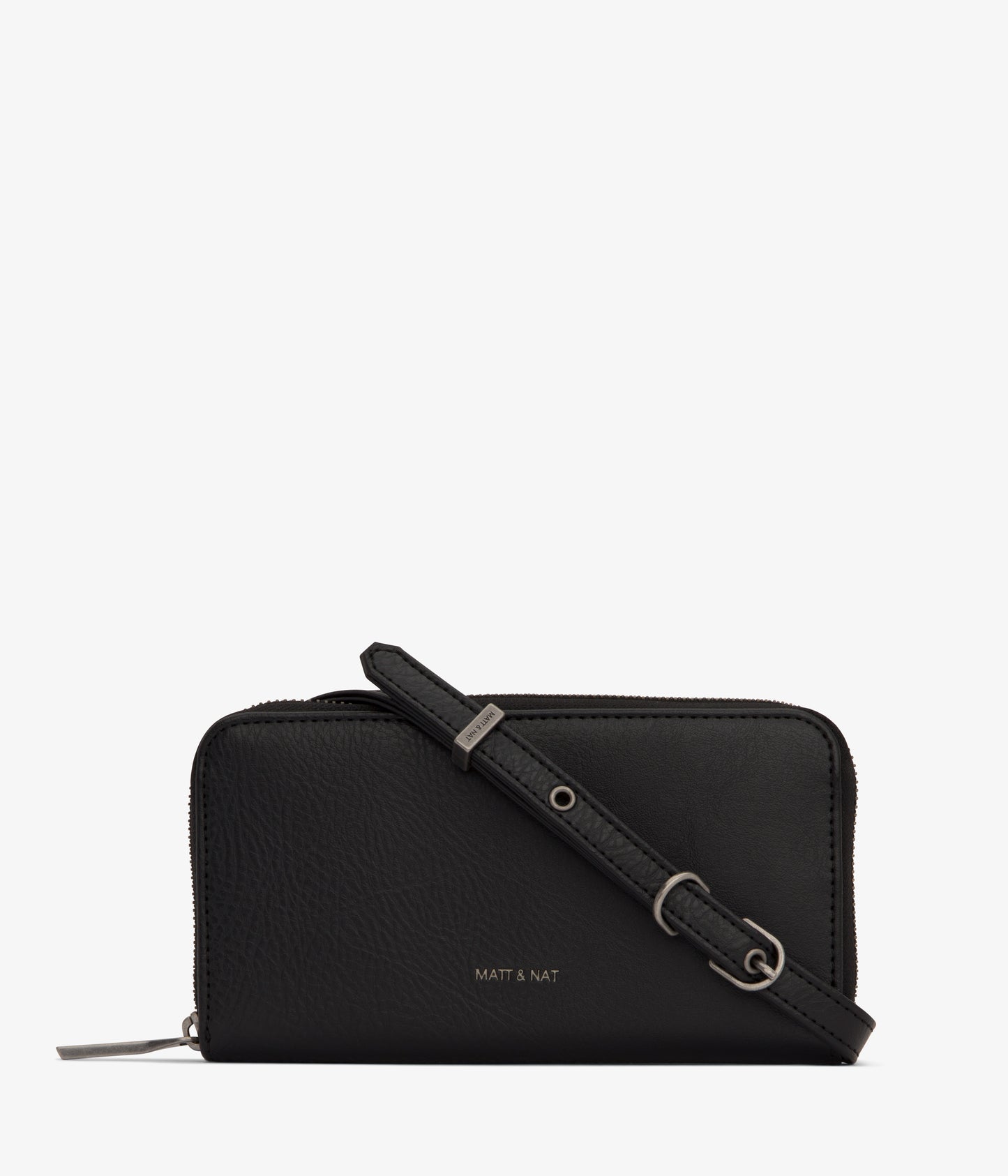 INVER Vegan Crossbody Wallet - Dwell | Color: Black - variant::black