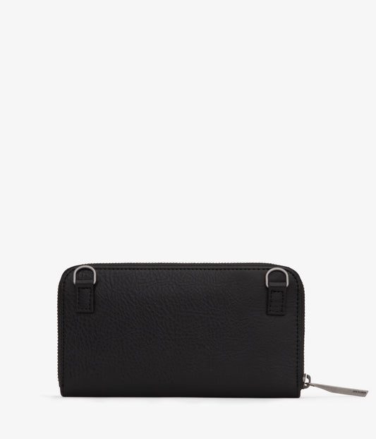 INVER Vegan Crossbody Wallet - Dwell | Color: Black - variant::black