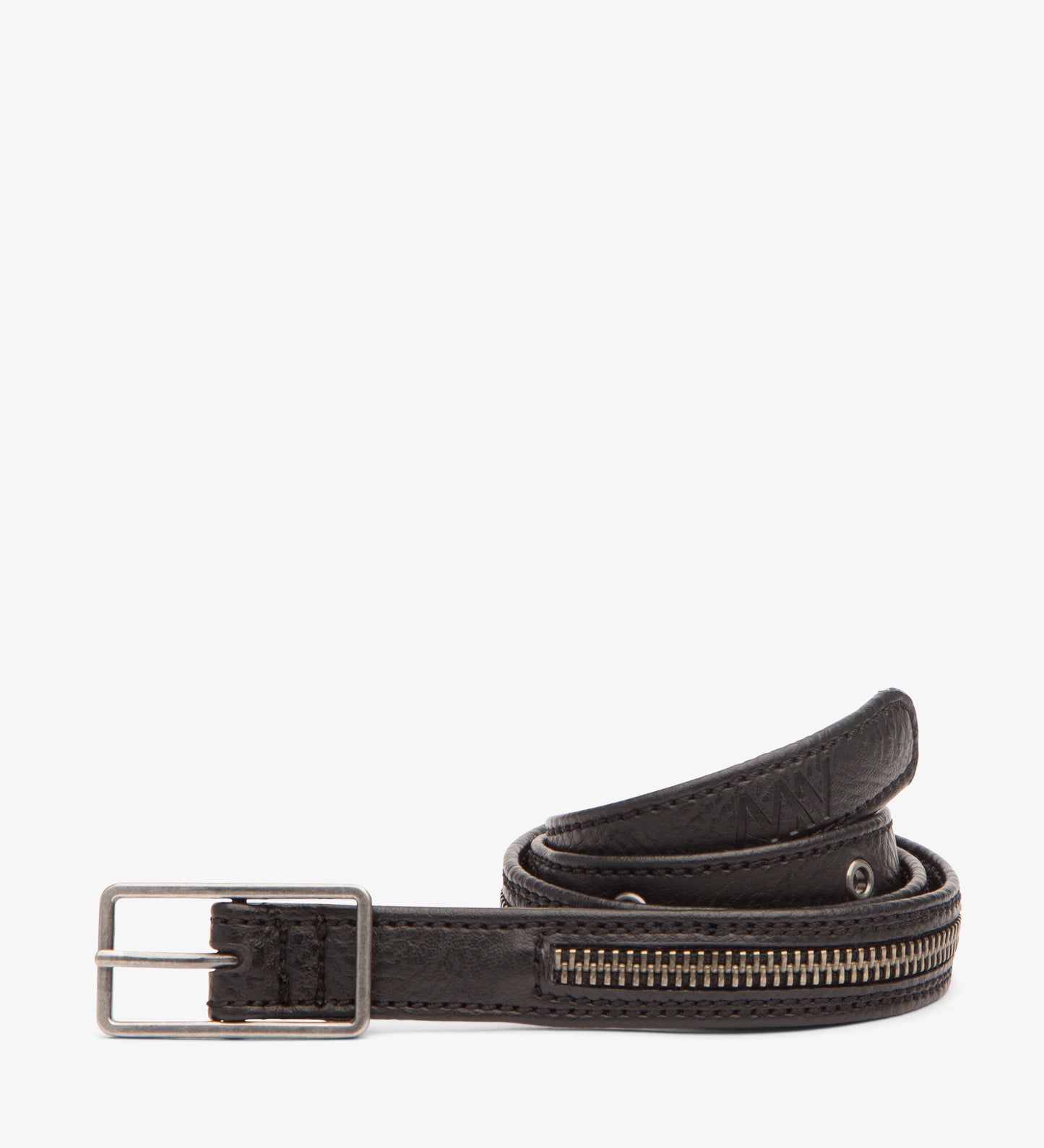 SALVI Women's Vegan Leather Belt | Color: Black - variant::black