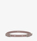 DOLLY Women's Vegan Skinny Belt | Color: Pink - variant::orchid