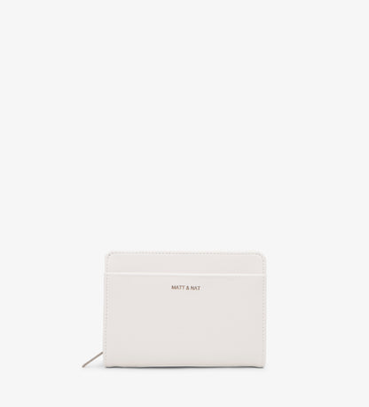 WEBBERSM Small Vegan Wallet - Vintage | Color: White - variant::white