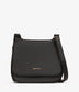 LUNA MINI Vegan Saddle Bag - Loom | Color: Black - variant::blackr