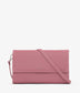 DREWLG Large Vegan Crossbody Bag - Vintage | Color: Pink- variant::Berry