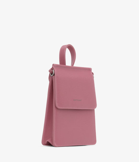 THESSA Vegan Crossbody Bag - Vintage | Color: pink- variant::berry