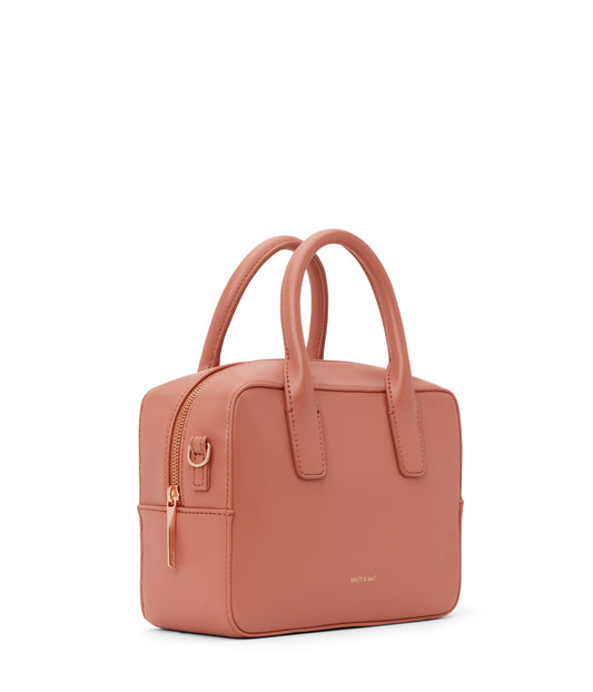 ARLIE Small Vegan Satchel - Loom | Color: Pink - variant::ombre
