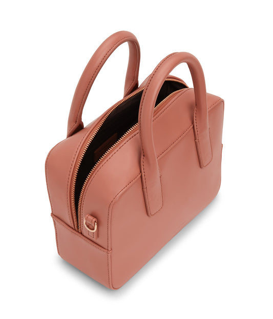 ARLIE Small Vegan Satchel - Loom | Color: Pink - variant::ombre