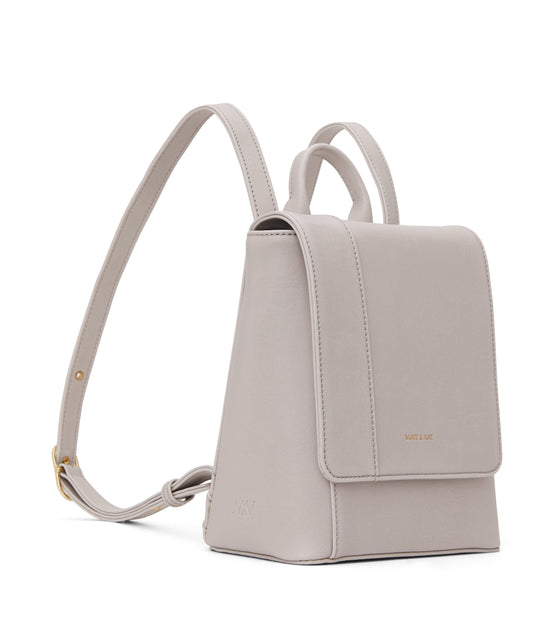 DEELY Vegan Mini Backpack - Vintage | Color: Grey - variant::pearl