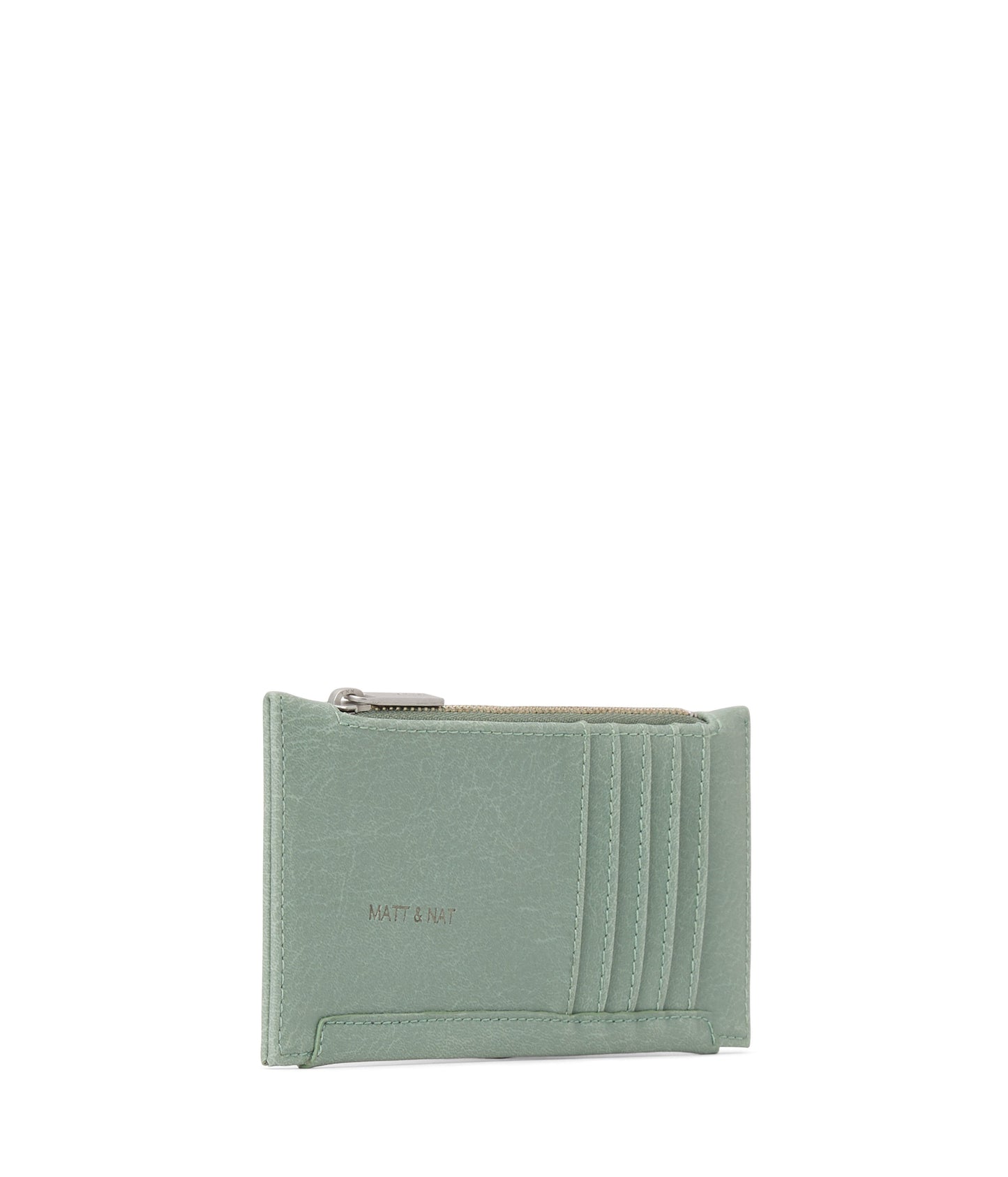 JESSE Slim Vegan Wallet - Vintage | Color: Green - variant::jade