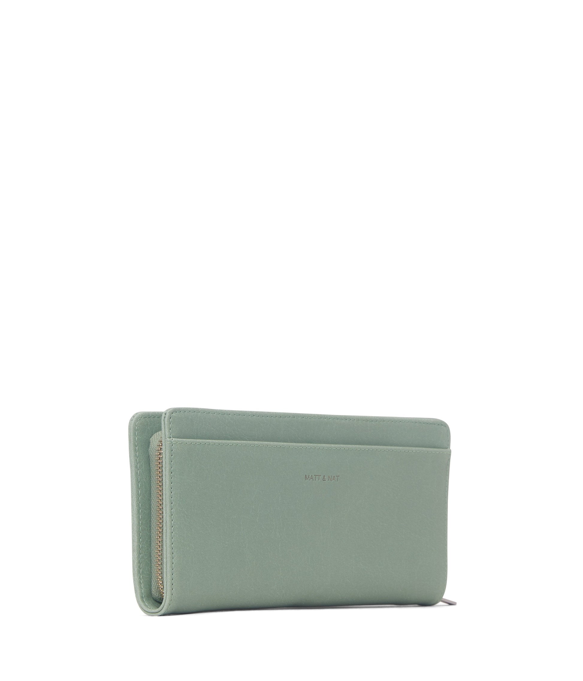 WEBBER Vegan Wallet - Vintage | Color: Green - variant::jade