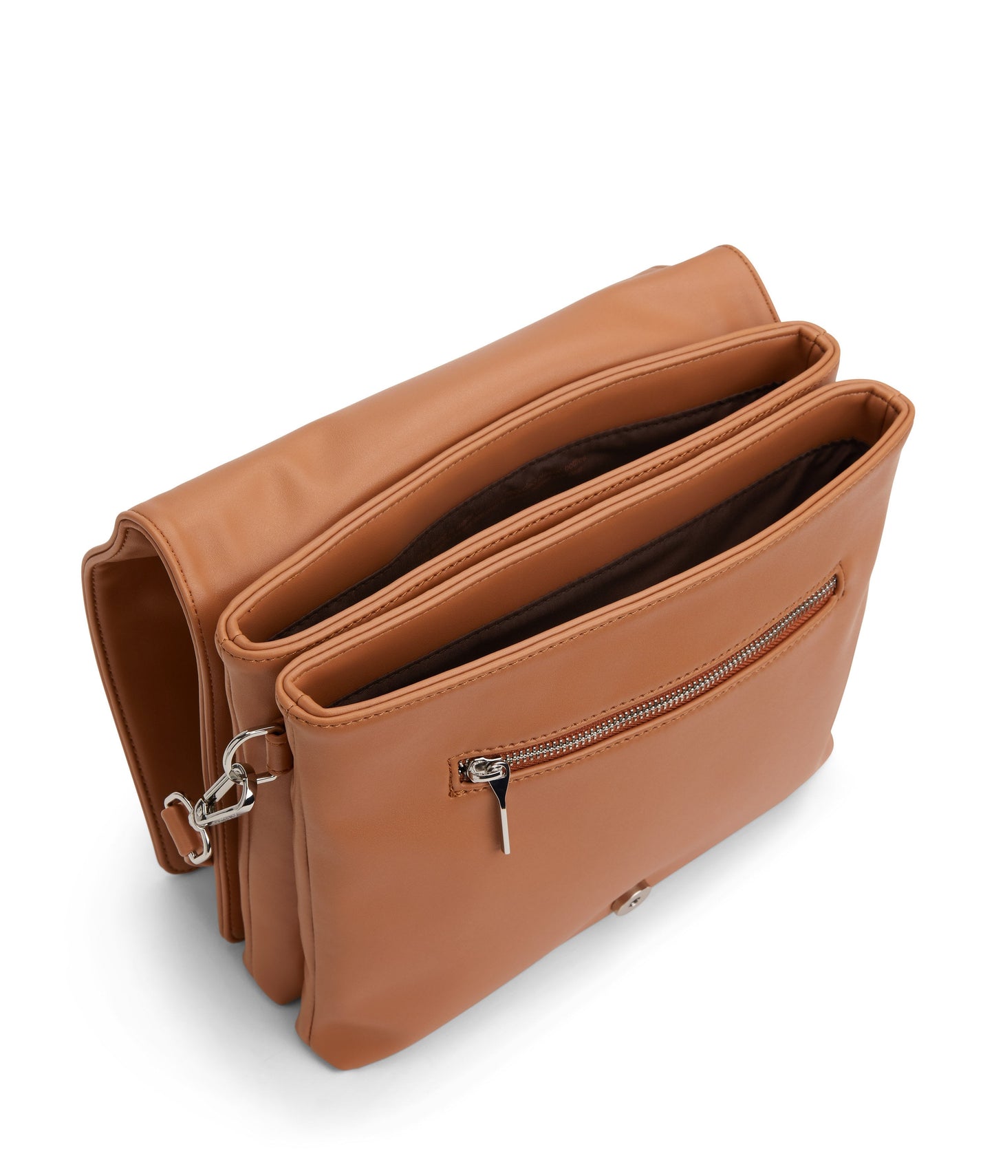 DOVER Vegan Shoulder Bag - Loom | Color: Tan - variant::maple