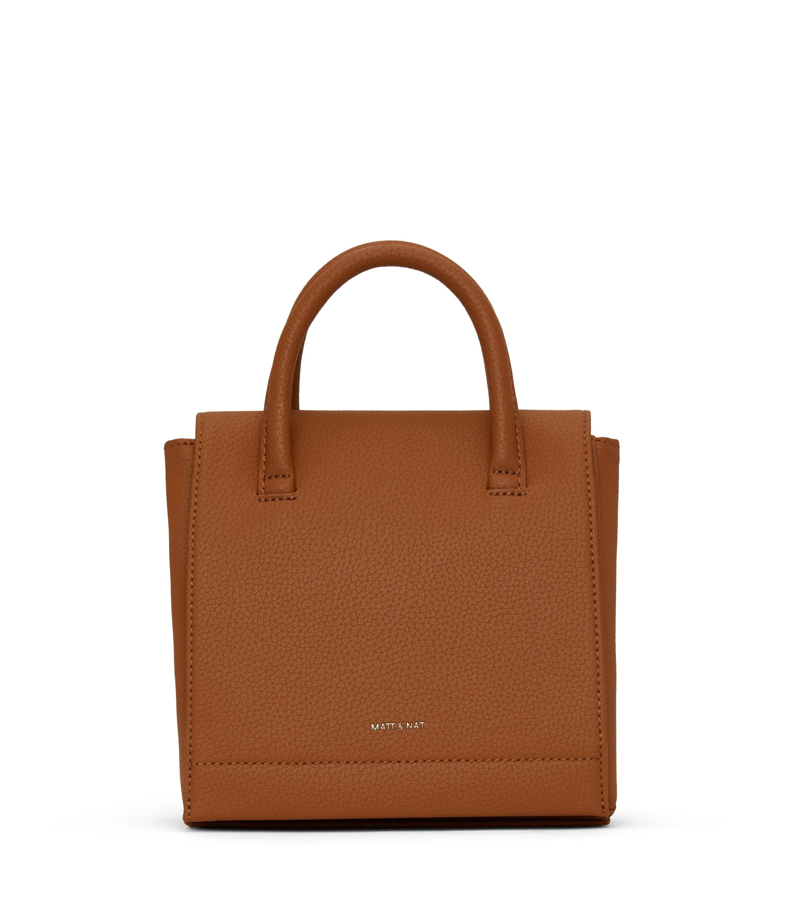 【MATT&NAT】ADELSM スモール ビーガン サッチェルバック SS21-Purity-AdelSm-Carotene-1.