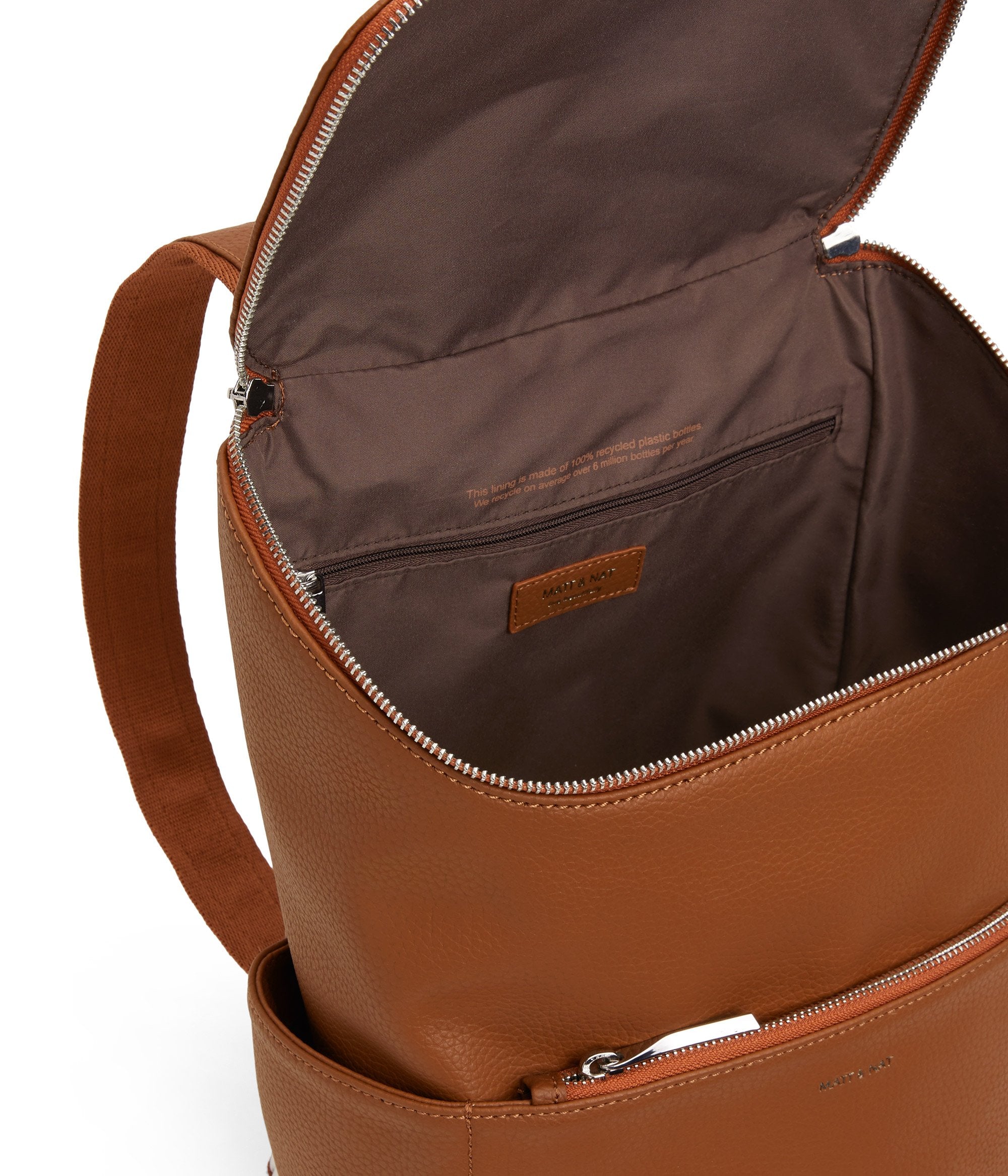 brave faux leather backpack matt & nat BRAVE Vegan Backpack - Purity