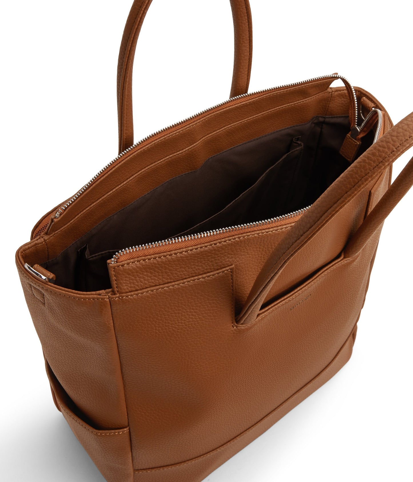 PERCIO Vegan Diaper Bag - Purity | Color: Tan - variant::carotene