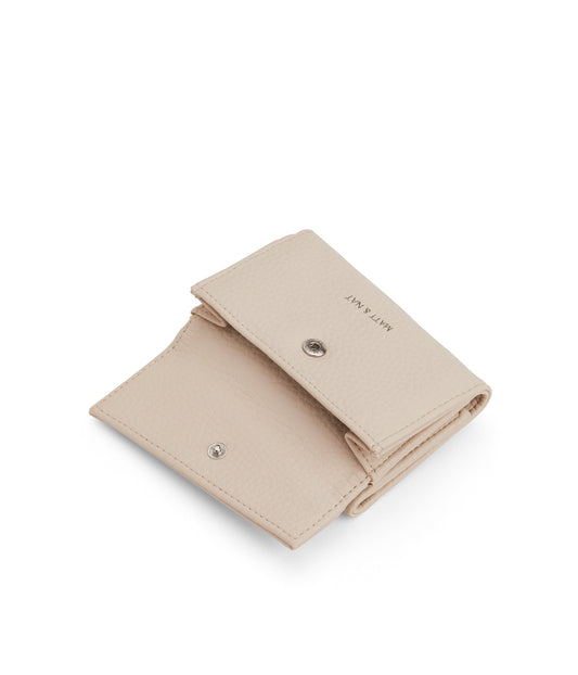 TANI Small Vegan Wallet - Purity | Color: Beige - variant::opal
