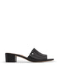 TIBI Women's Vegan Sandal Slides | Color: Black - variant::black