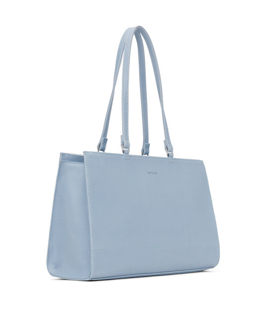 FORA Vegan Satchel - Vintage | Color: Blue - variant::breeze