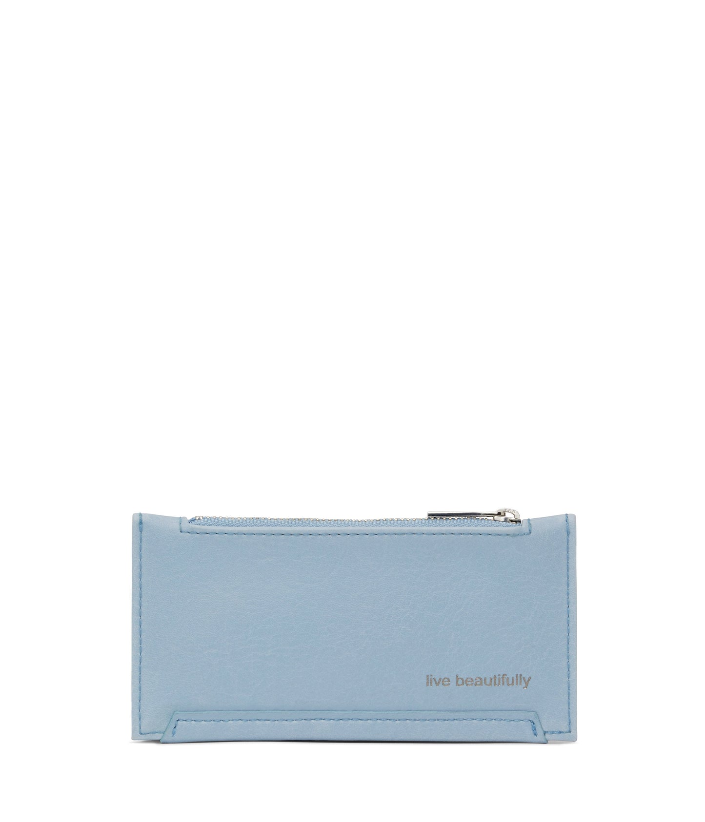 JESSE Slim Vegan Wallet - Vintage | Color: Blue - variant::breeze