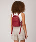 CAROSM Small Vegan Backpack - Loom | Color: Green - variant::parrot