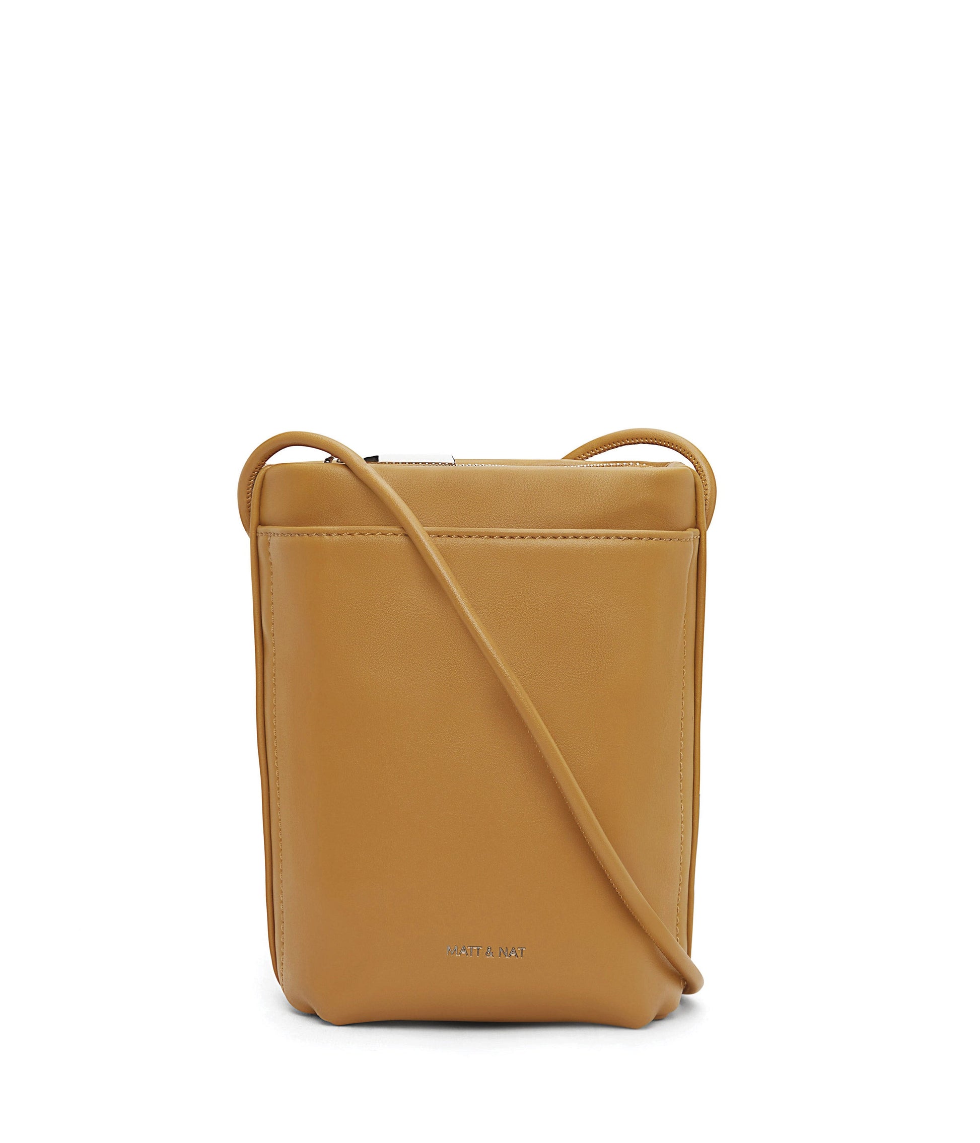 MILLE Vegan Crossbody Bag - Loom | Color: Tan - variant::harvest