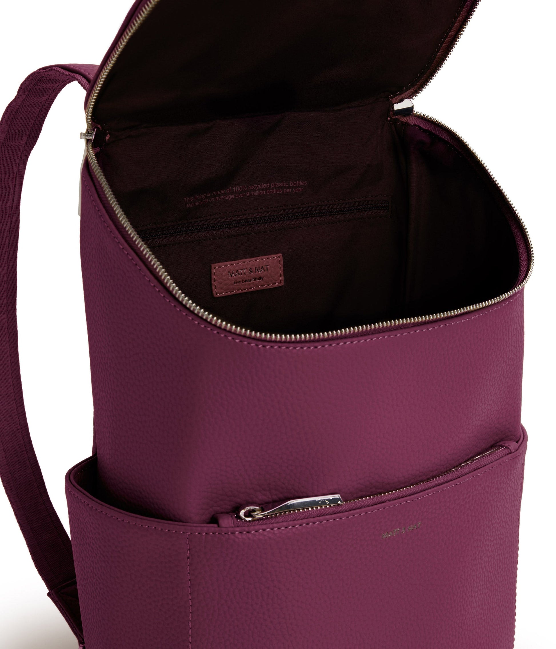 BRAVE MICRO Vegan Crossbody Bag - Purity | Color: Pink - variant::tarte