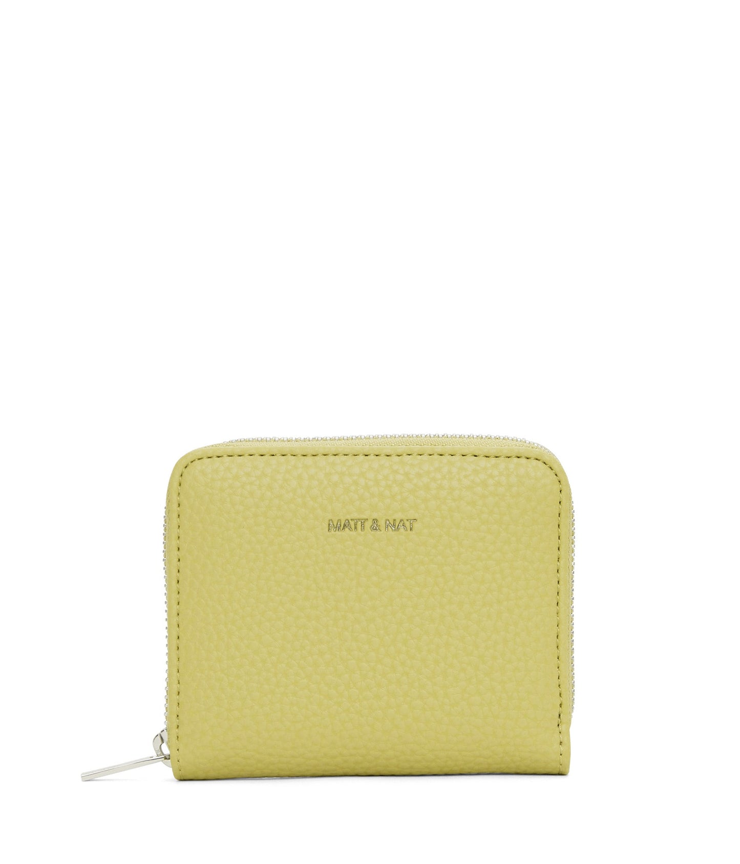 RUE Small Vegan Zip Wallet - Purity | Color: Green - variant::pear
