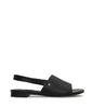 LOU Women's Vegan Slingback Sandals | Color: Black - variant::black