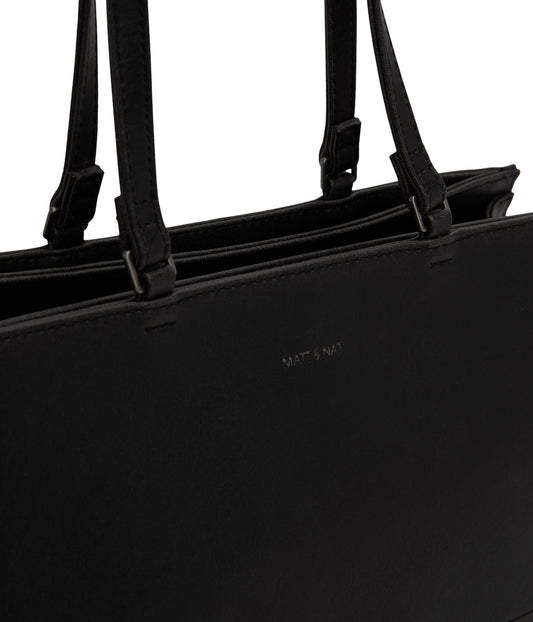 FORA Vegan Satchel - Vintage | Color: Black - variant::black