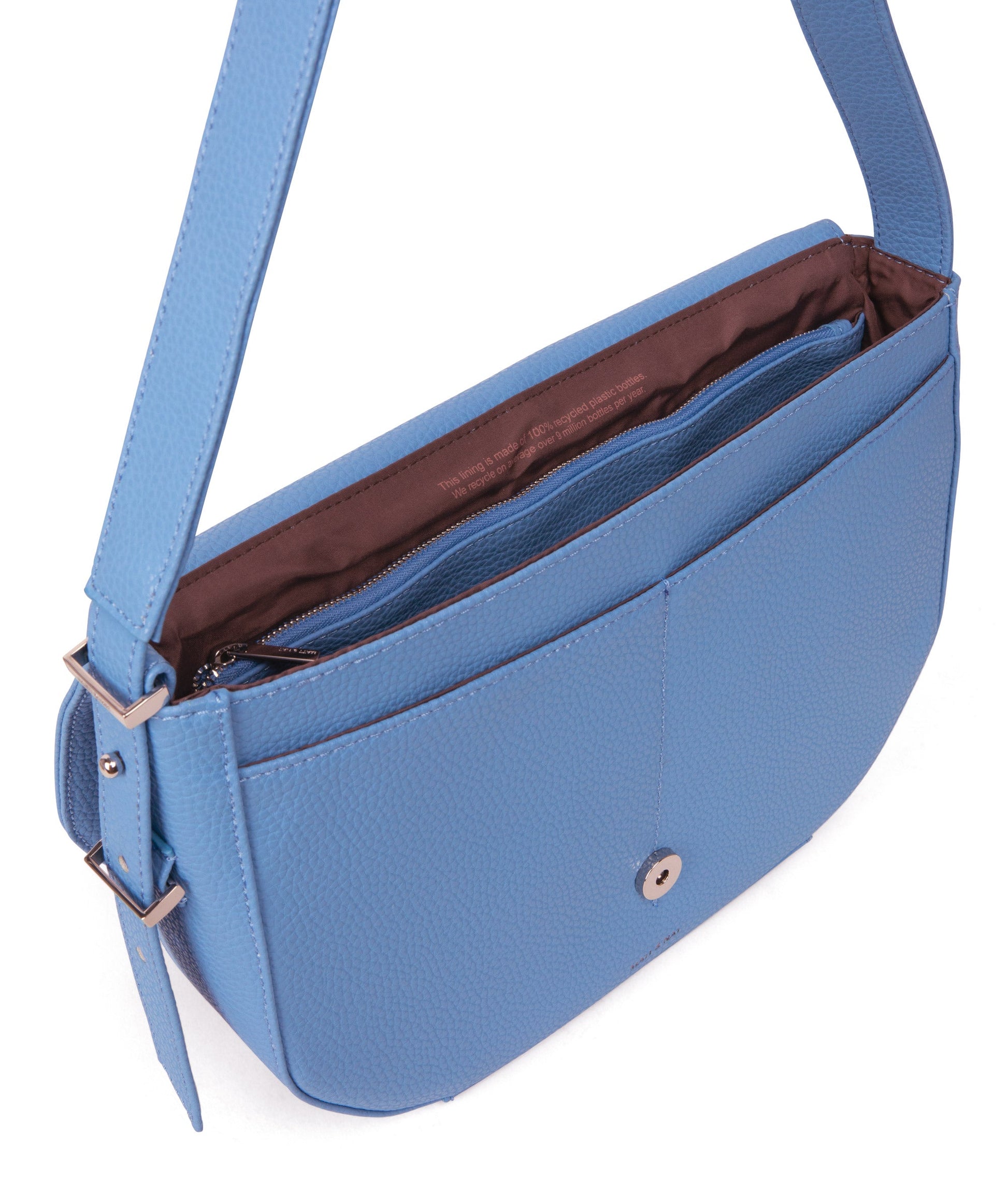 ALIK Vegan Shoulder Bag - Purity | Color: Blue - variant::coast