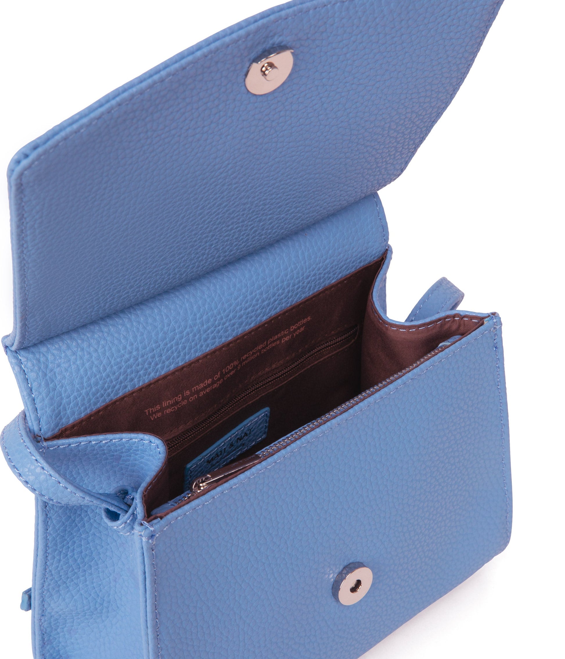 ERIKA Vegan Crossbody Bag - Purity | Color: Blue - variant::coast