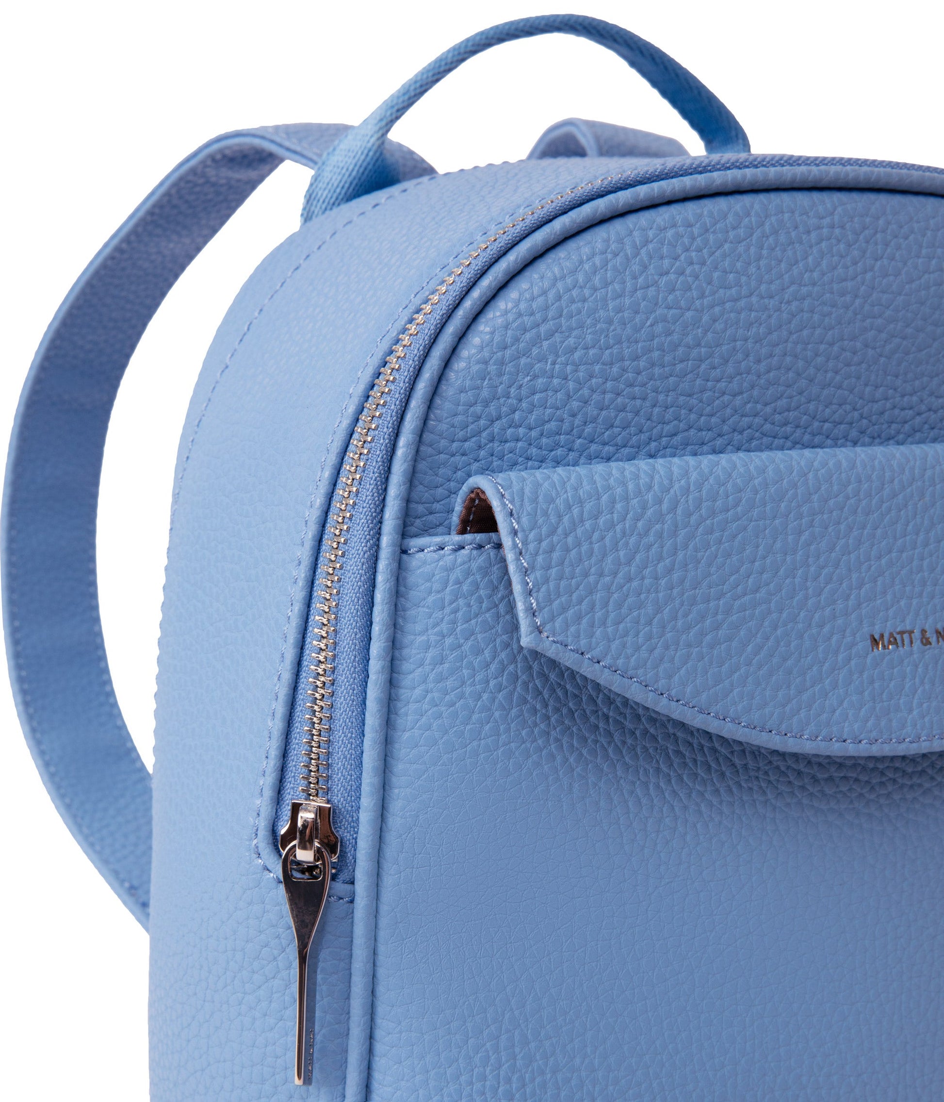 HARLEM Small Vegan Backpack - Purity | Color: Blue - variant::coast