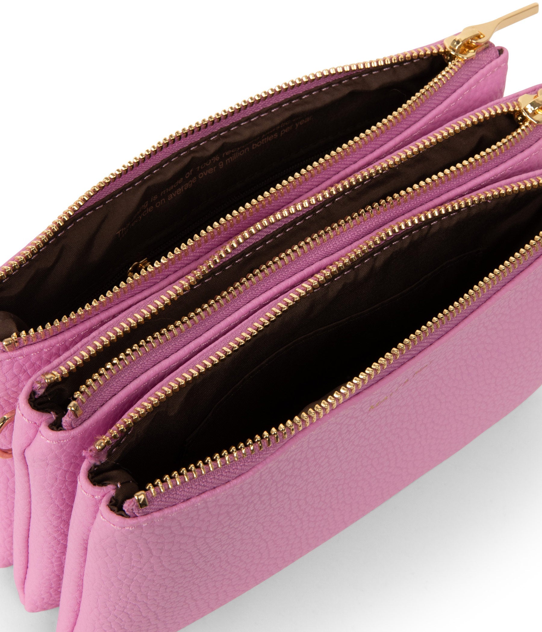 TRIPLET Vegan Crossbody Bag - Purity | Color: Pink - variant::flora