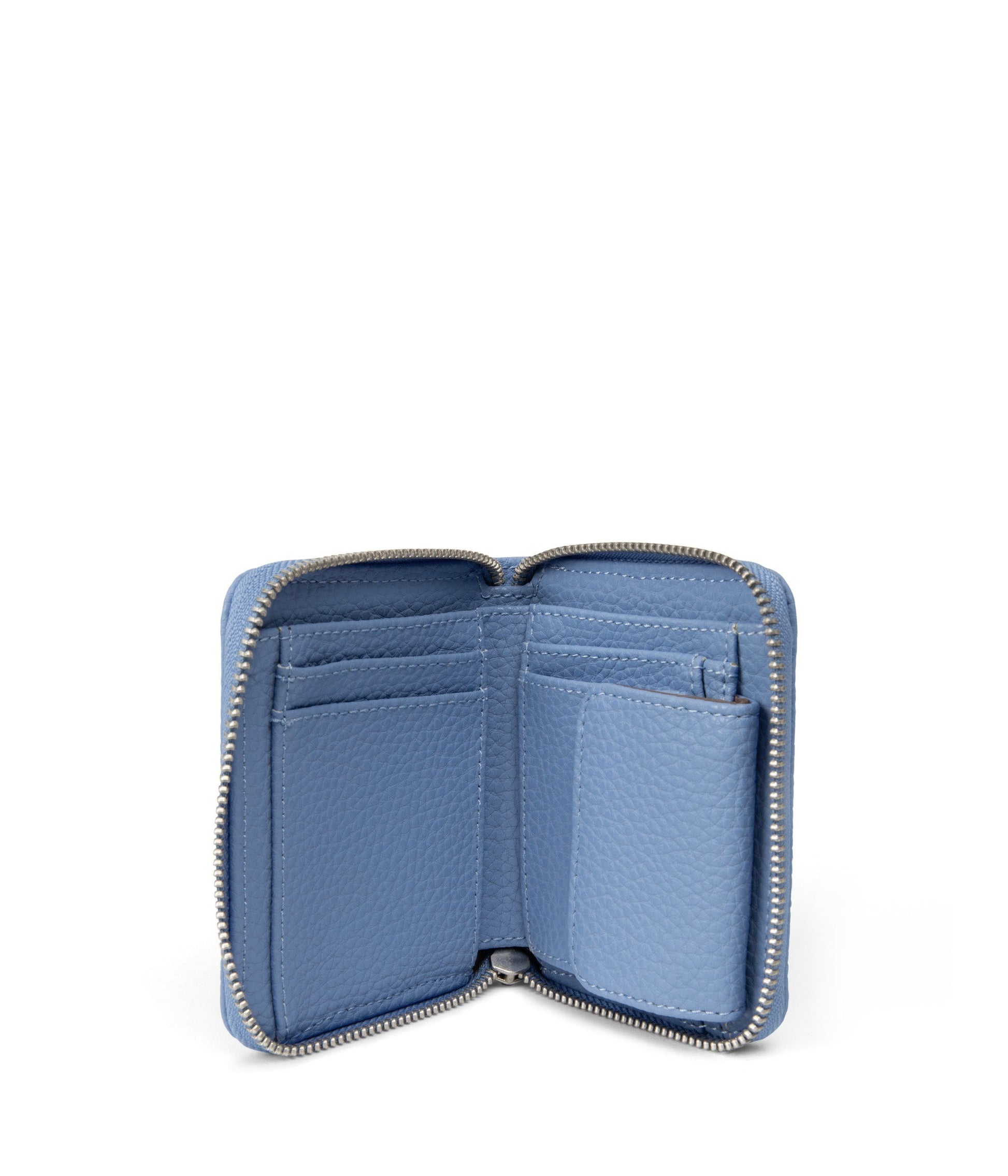 RUE Small Vegan Zip Wallet - Purity | Color: Blue - variant::coast