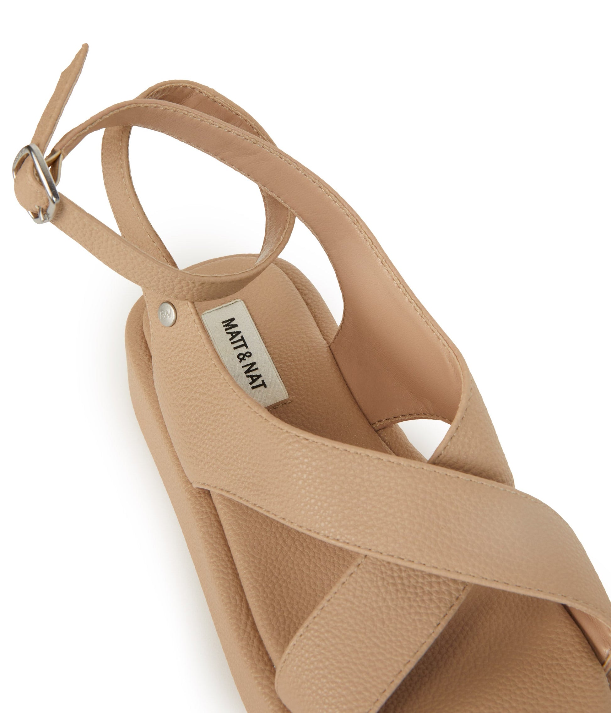NOYA Women's Vegan Sandals With Straps | Color: Pink - variant::blush