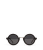 HALSEY Black Round Sunglasses | Color: Black - variant::black