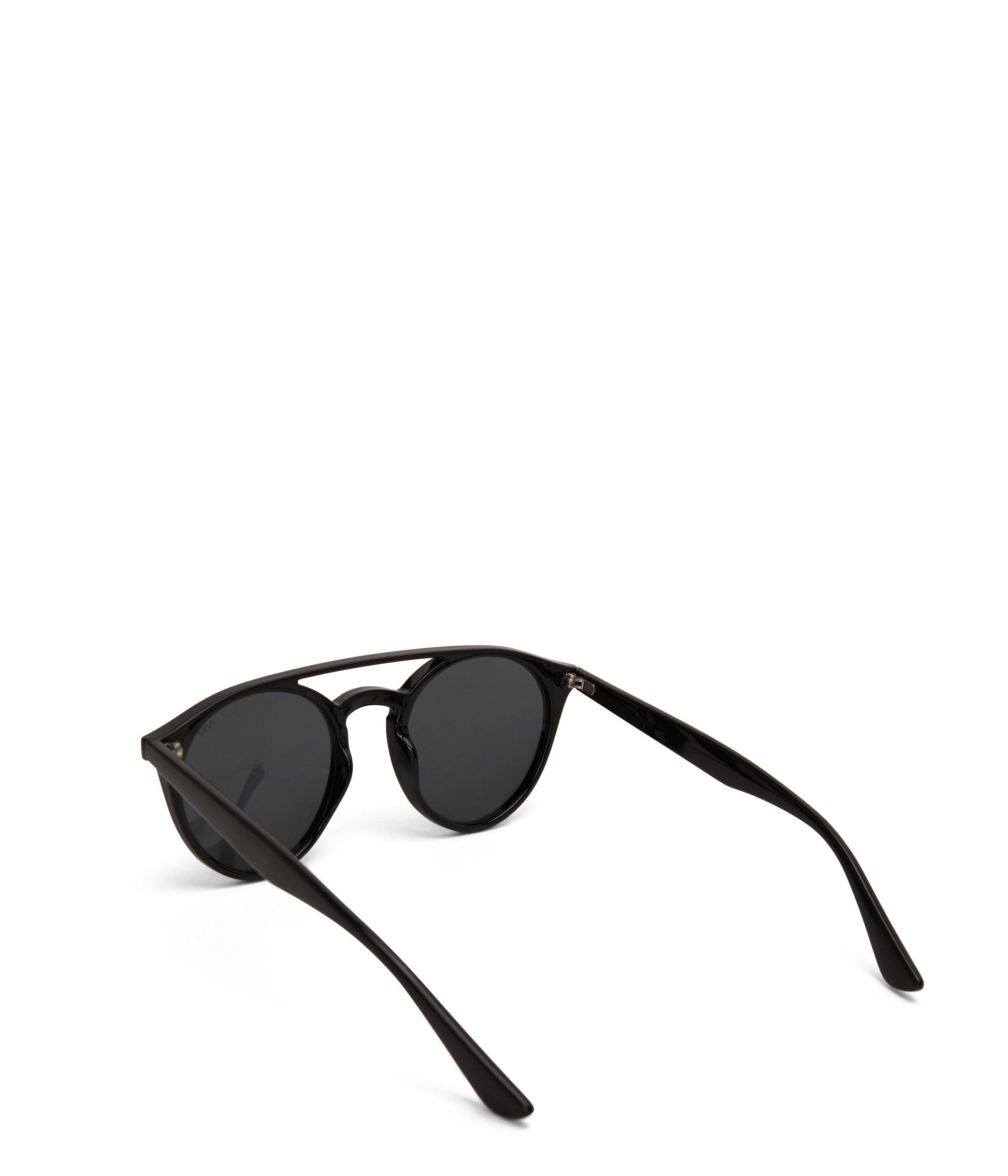 LIN Black Aviator Sunglasses | Color: Black - variant::smoke