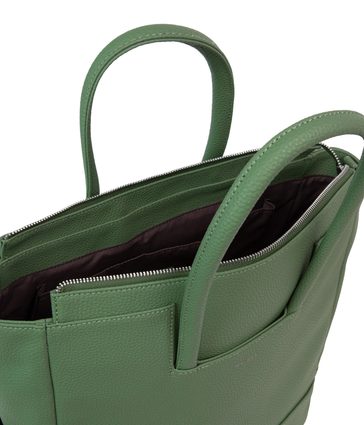 PERCIO Vegan Diaper Bag - Purity | Color: Green - variant::herb