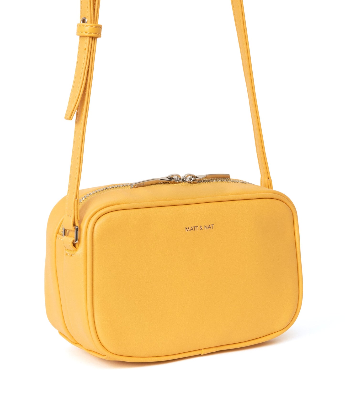 CAS Vegan Crossbody Bag - Sol | Color: Yellow - variant::citrine