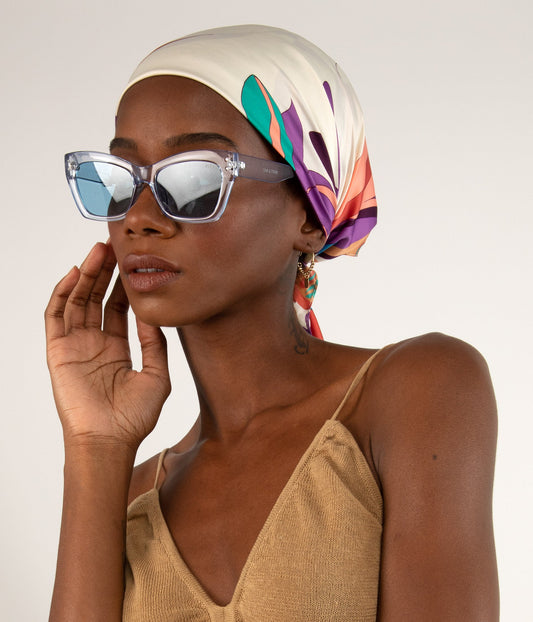 ISLA Blue Wayfarer Sunglasses | Color: Blue - variant::blue