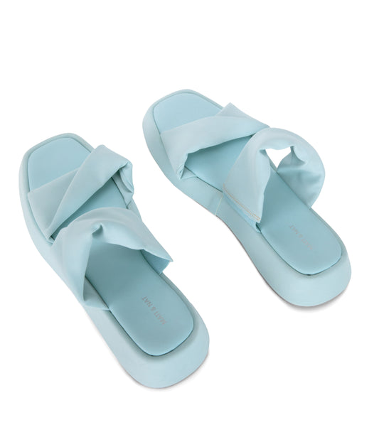 AIKO Women’s Vegan Sandals | Color: Blue - variant::light blue