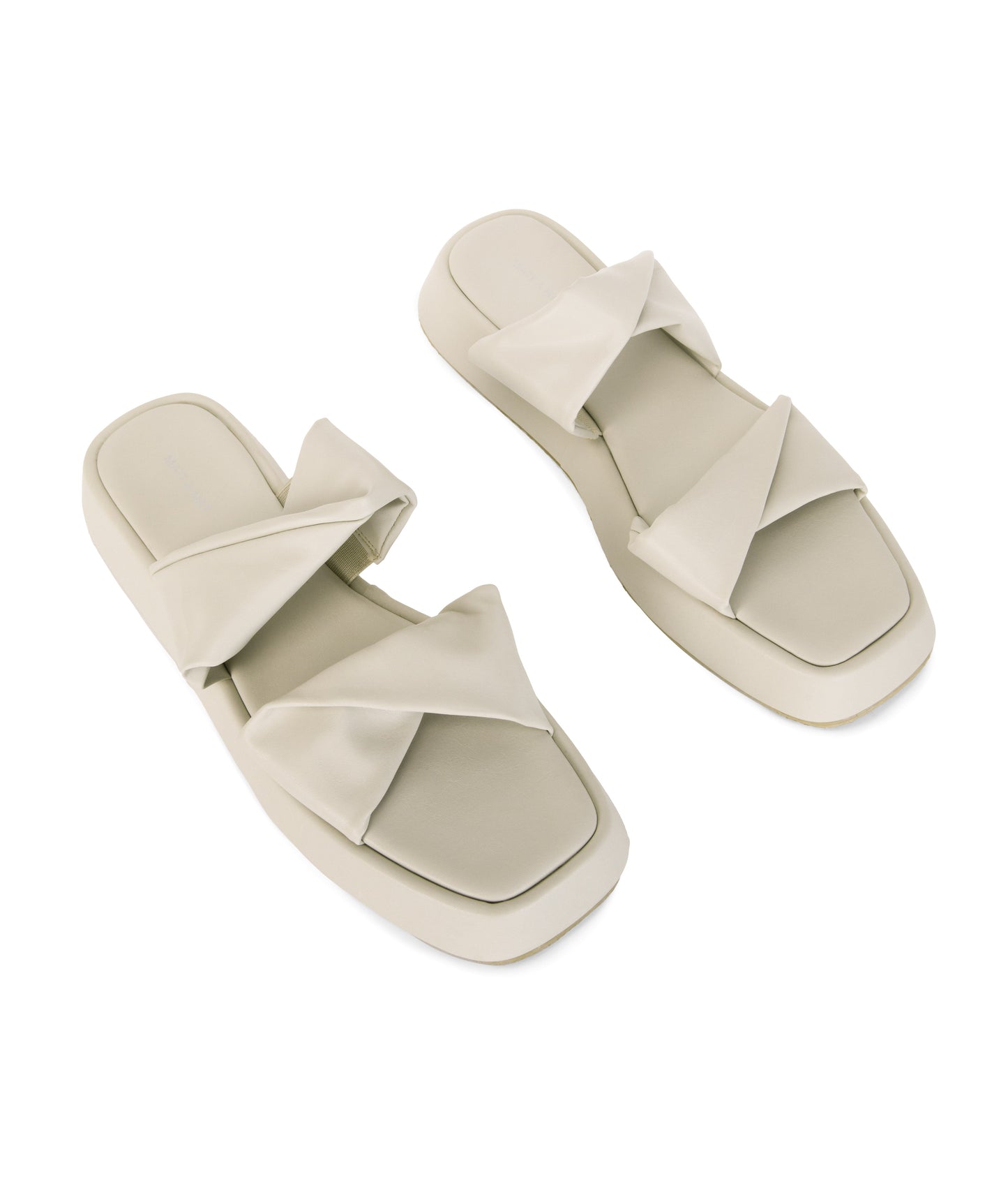 AIKO Women’s Vegan Sandals | Color: White - variant::off white