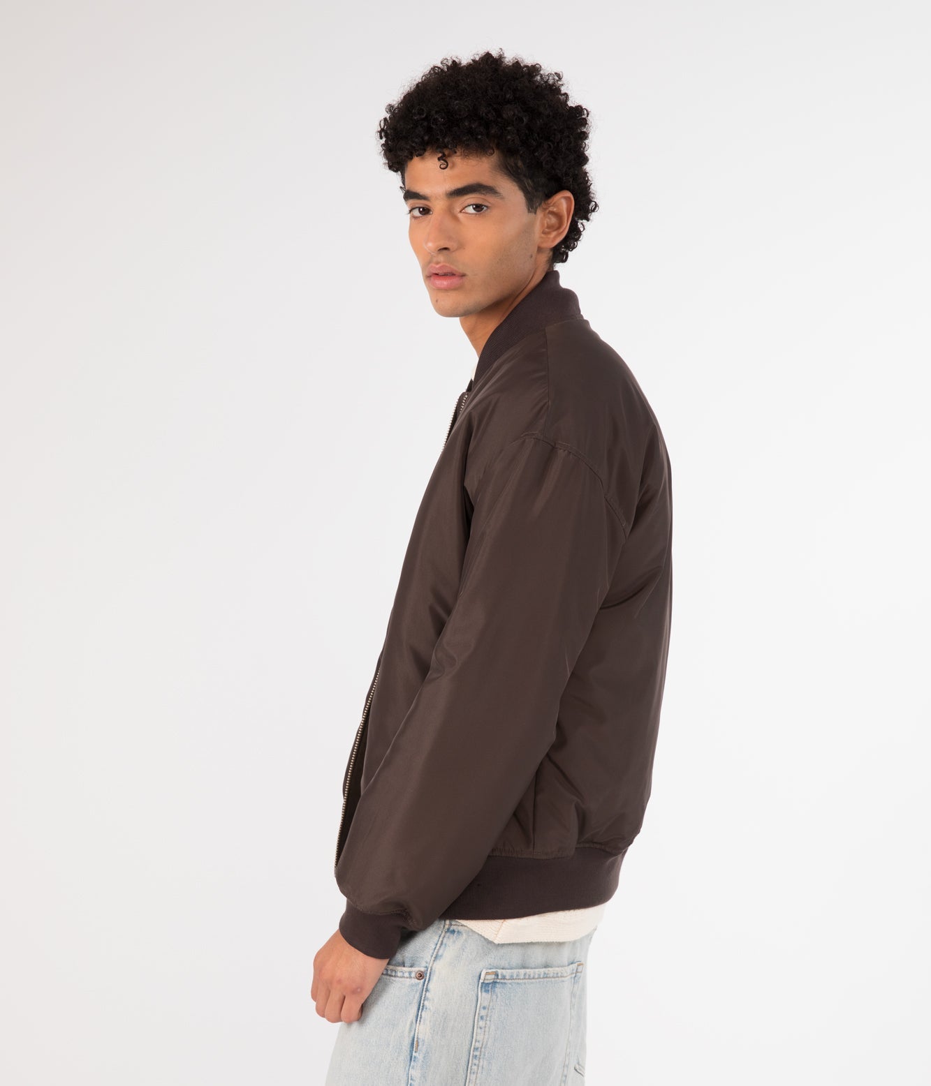 Degrémont DARK BROWN RS BOMBER MARCUS Men's Vegan Bomber Jacket | Matt & Nat USA