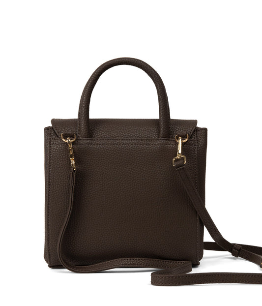 ADELSM Small Vegan Satchel - Purity | Color: Brown - variant::truffle