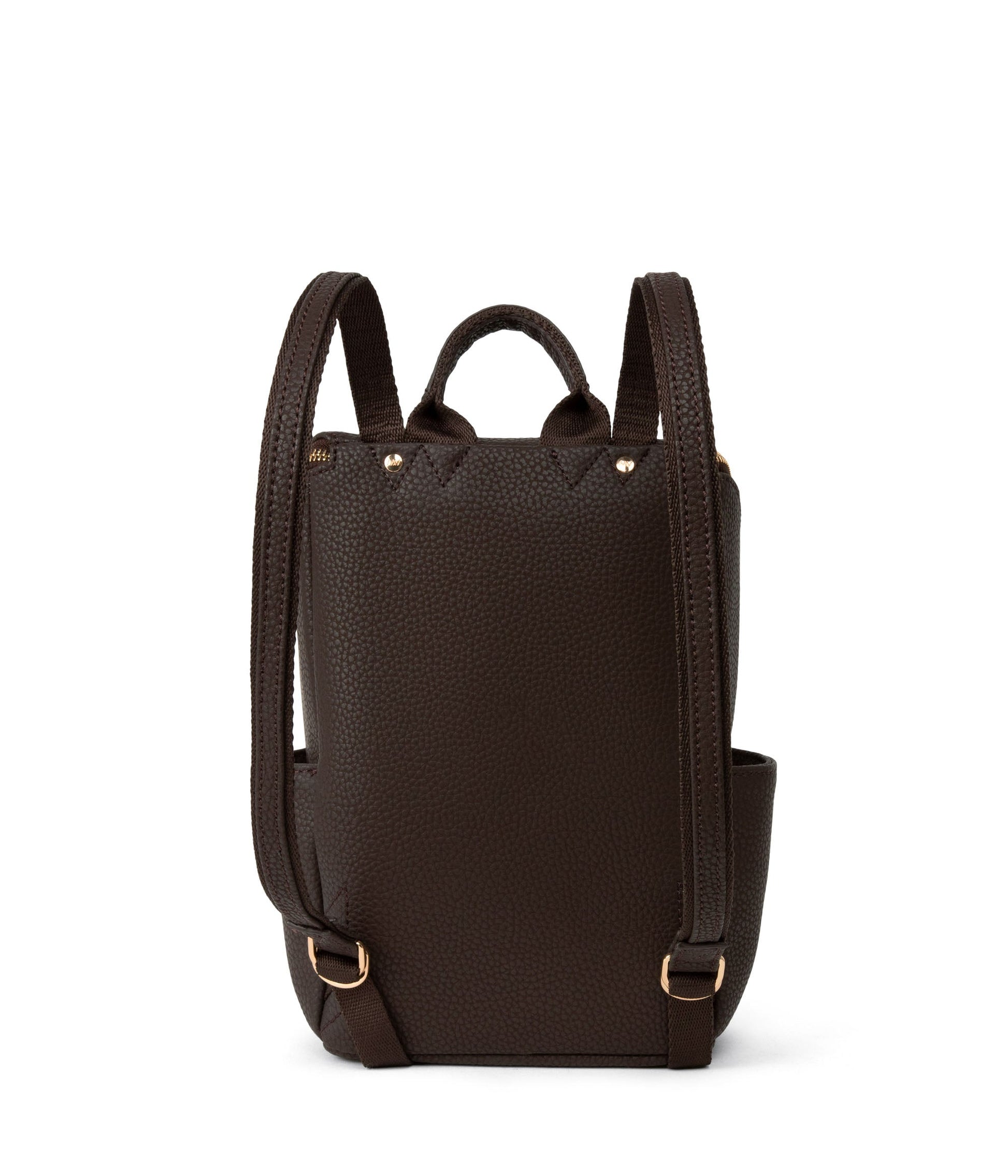 BRAVESM Small Vegan Backpack - Purity | Color: Brown - variant::truffle